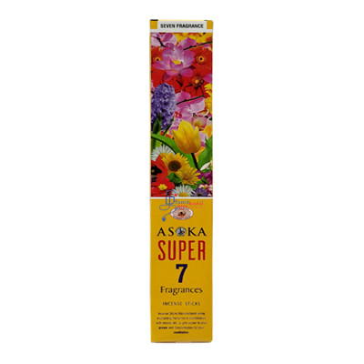INCENSE STICKS - 35stk -6box- 7 Fragrances - Ashoka - ஊதுபத்தி