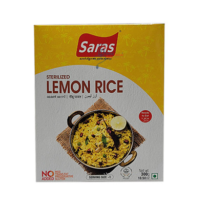 Lemon Rice (300 g) - Saras - லெமன் சாதம்