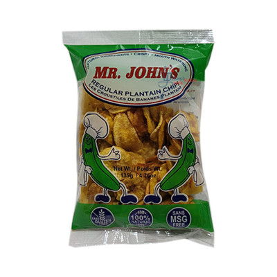 Plantain Chips Regular (135 g) - Mr.John's - வாழைப்பழ சிப்ஸ்