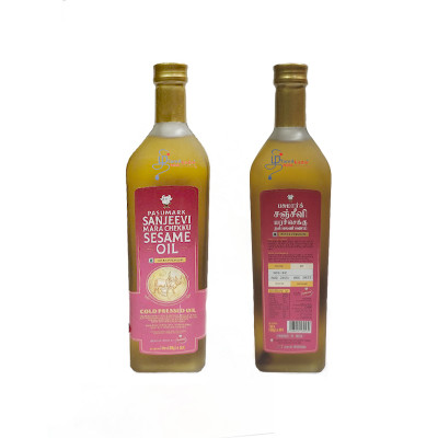 Sesame Oil -1L-Sanjeevi -மரச்செக்கு  நல்லெண்ணெய்