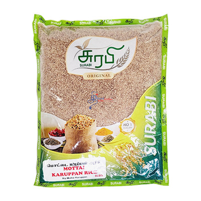 Mottai Karuppan Rice (8 lb) -Surabi-மொட்டை கருப்பன் அரிசி 