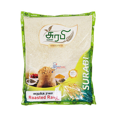 Roasted Rava Sooji (8 lb) - Surabi-வறுத்த ரவை  