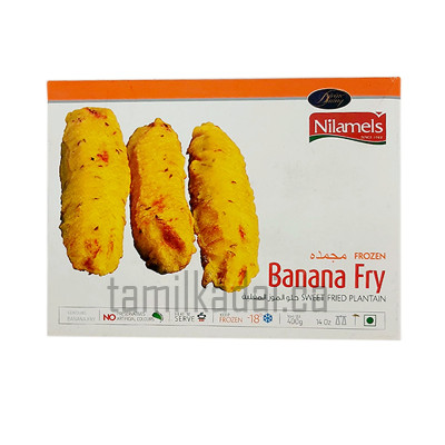 Frozen Banana Fry (400 g) - Nilamel - வாழைக்காய் பச்சி