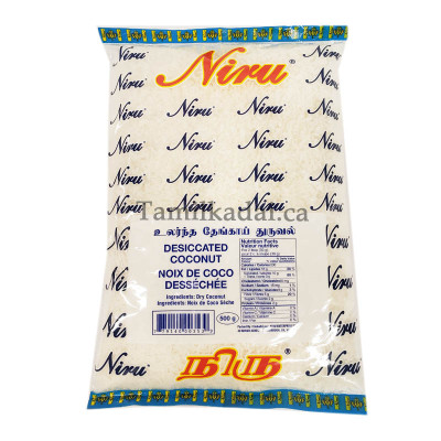 Desiccated Coconut - Bag (500 g) - Niru Brand