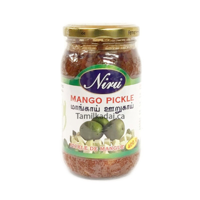 Mango Pickle (400 g) - Niru Brand - மாங்காய் ஊறுகாய்