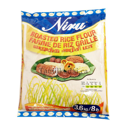 Roasted Red Rice Flour (8 lb) - Niru - வறுத்த அரிசி மா