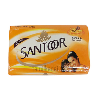 Santoor Sandal Soap (100 g) - சந்தன சவற்காரம்