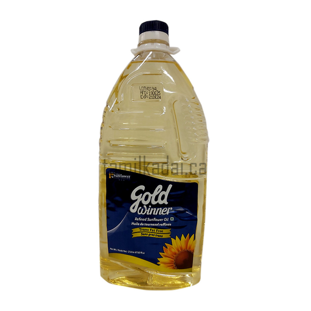 Sun Flower Oil (2 L) - Gold Winner - சூரியகாந்தி எண்ணை