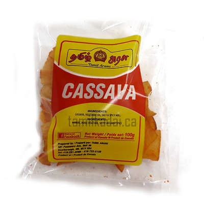 Cassava Chips (100 g) - Tamil Arasu - மரவள்ளி பொரியல்