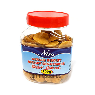 Ginger Biscuit (100 g) - Niru Brand - இஞ்சி பிஸ்கற் 