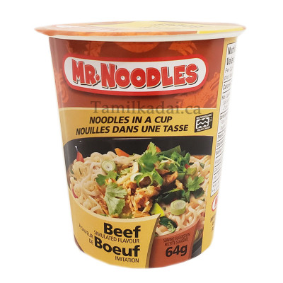 Noodles In Cup Beef (64 g) - Mr.Noodles - நூடுல்ஸ் 