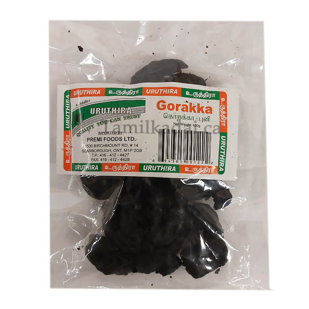 Gorakka (100 g) - URUTHIIRA BRAND - கொரக்கா புளி