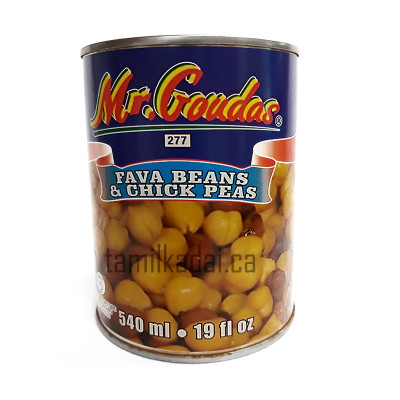 Fava Beans And Chick Peas (540 ml) - Mr.Goudas
