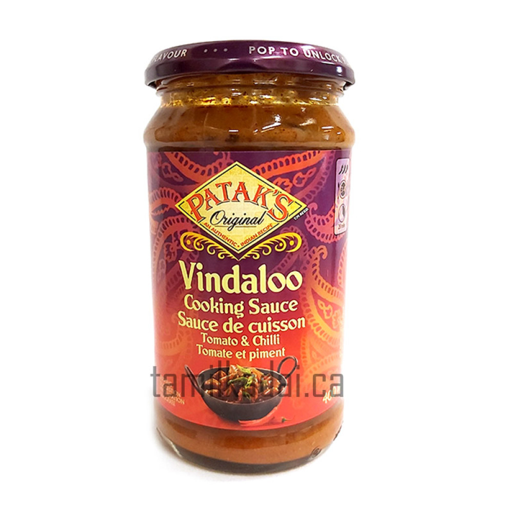 Vindaloo Cooking Sauce (400 ml) - PATAK'S-  விண்டாலோ கறி கலவை
