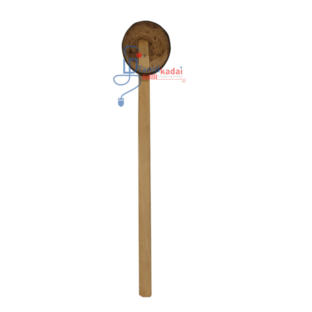 Coconut Shel Spoon - Medium (45 cm) - VS - அகப்பை