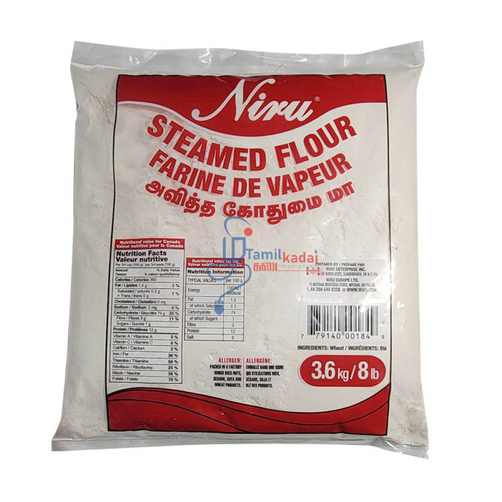 Steamed Flour (8 lb) - NIRU - அவித்த கோதுமை மா