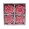 ROSE CANDLE (4 PC) - மெழுகுவத்தி