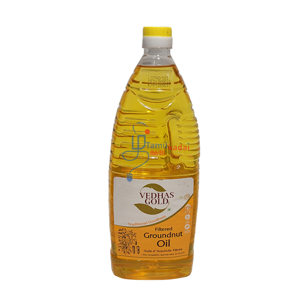 Groundnut Oil (1 l) - Vidhas - கடலை எண்ணெய்
