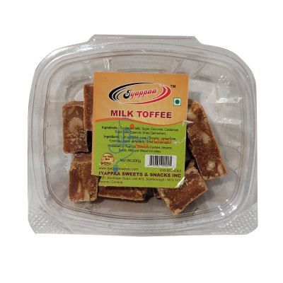 Milk Toffee (200 g) - Iyappaa-தேங்காய் பால் சுவை இனிப்பு கட்டி 