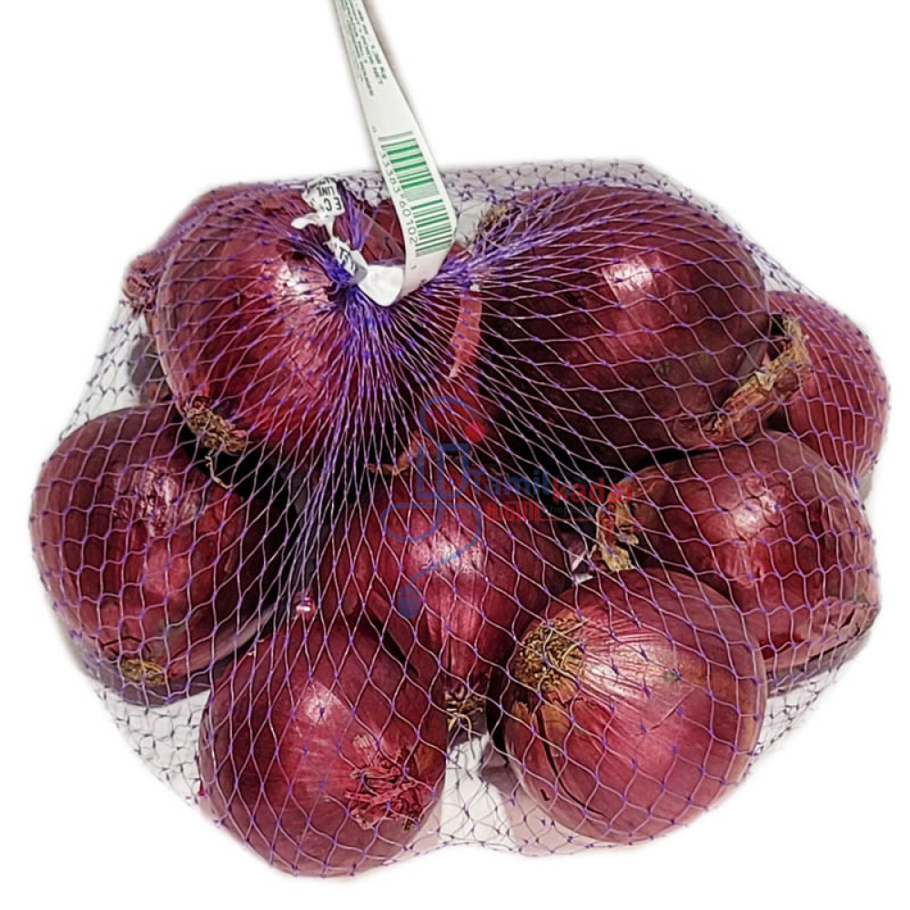 Red Onion Big (3 Lb Bag) - சிகப்பு பெரிய வெங்காயம்