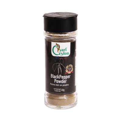 Black Pepper Powder (40 g) - Yarl Ceylon-மிளகு துகள் 