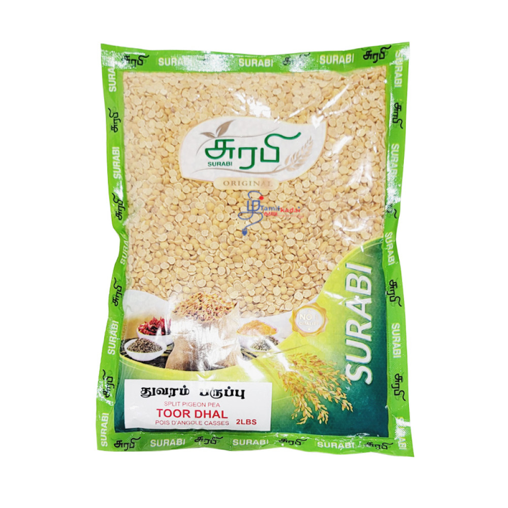 Toor Dhal (2 Lb) - Surabi - துவரம் பருப்பு 
