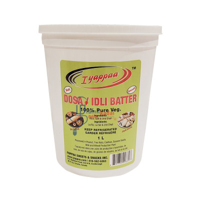 Dosa - Idly Butter (1 L) - Iyappa Brand - தோசை - இட்லி கலவை