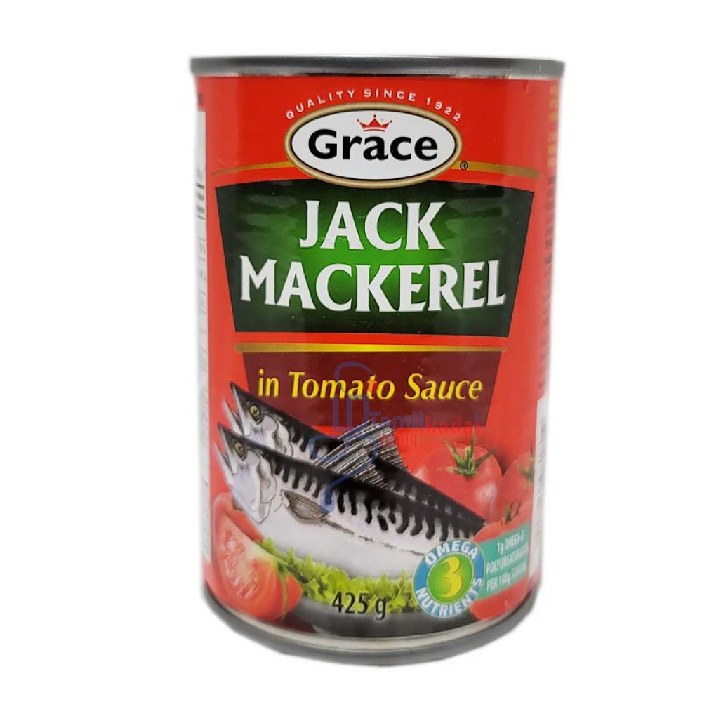 Jack Mackerel (300 g) -Tomato Sause - Grace - மீன் டின் தக்காளி சோஸ்