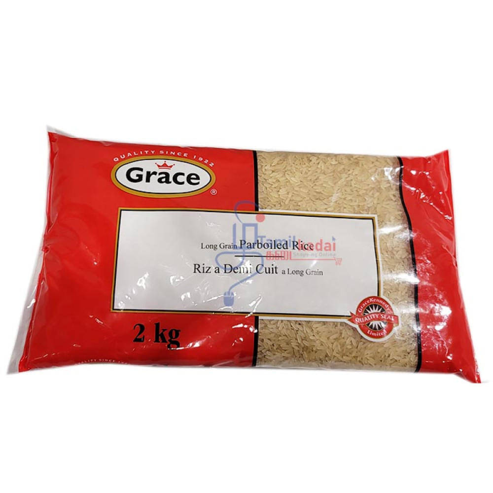 Parboiled Rice (2 Kg) - Grace - பார்போய்ல்டு அரிசி