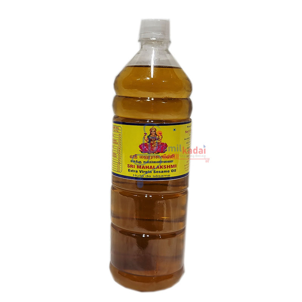 Sesame Oil (1 L) - Mahalakshmi - செக்கு நல்லெண்ணை