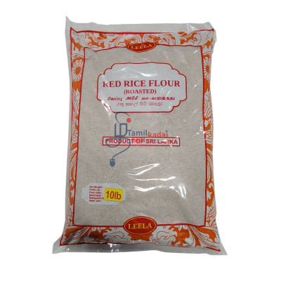 Roasted Red Rice Flour -10lb- Leela- வறுத்த அரிசிமா 