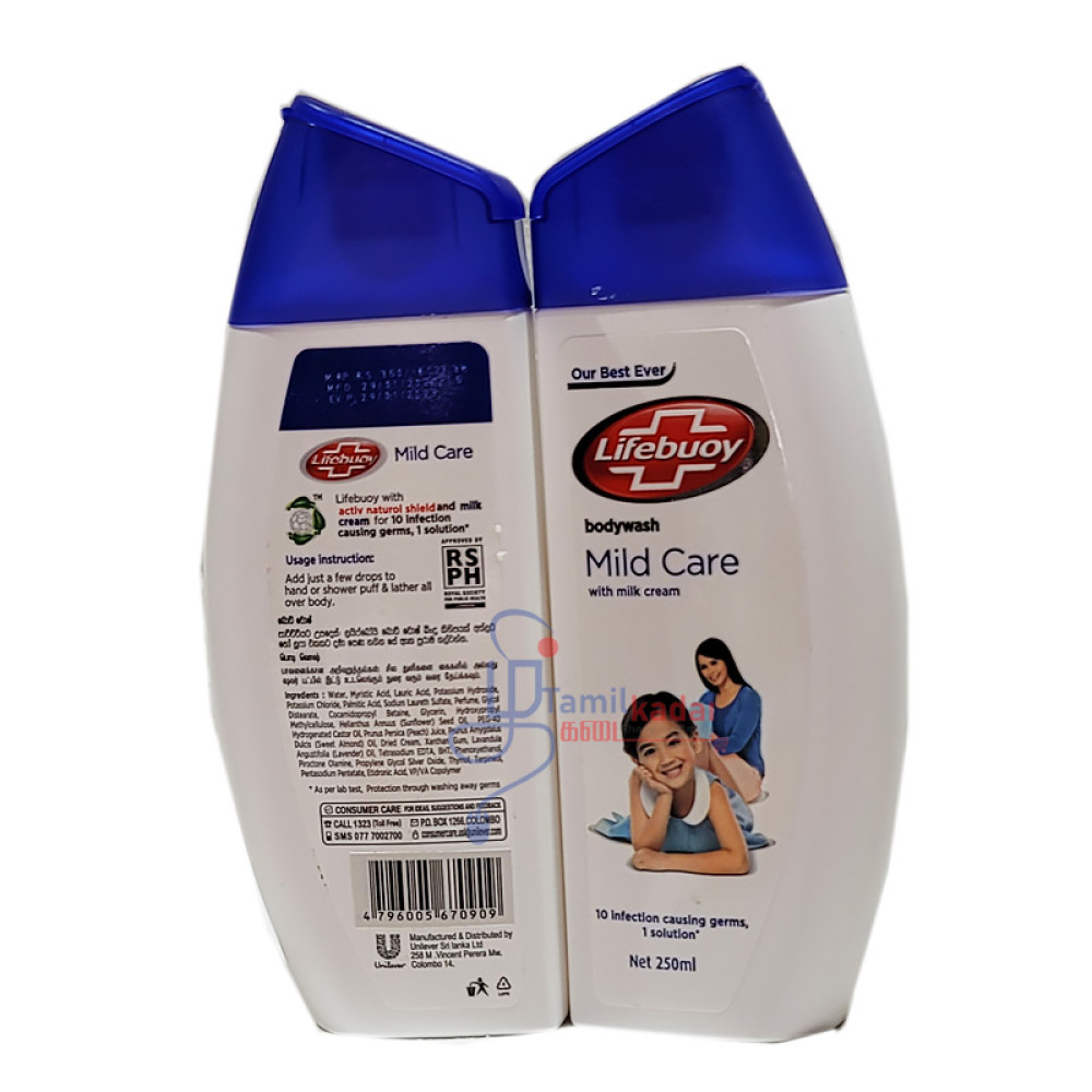 Body Wash Mild Care (200ml) -lifebuoy-Each