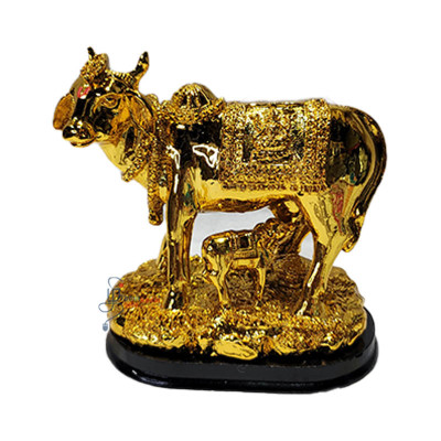 Cow With Calf Statue-பசு+கன்று சிலை 