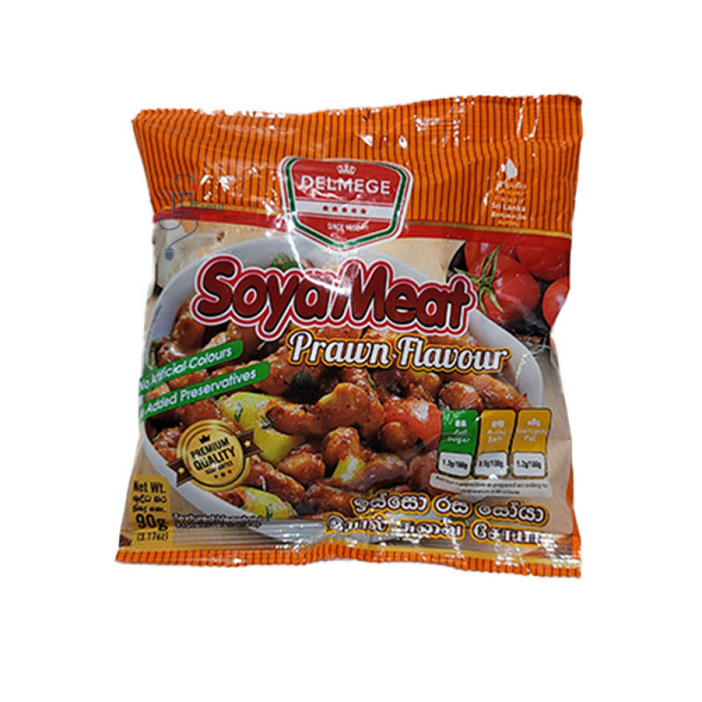 Soya Meat-Prawn Flavour-90g-Delmege-இறால் சுவை சோயா 