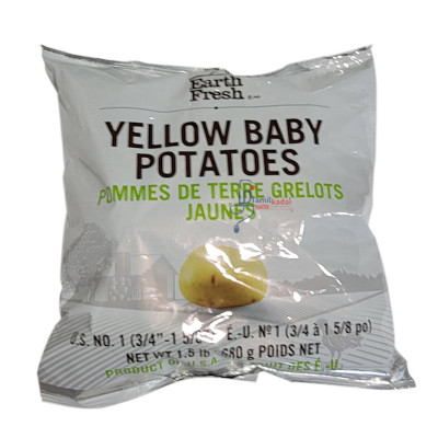 Baby Potatoes Yellow-1.5lb- சிறிய உருளைக்கிழங்கு மஞ்சள் - Earthfresh