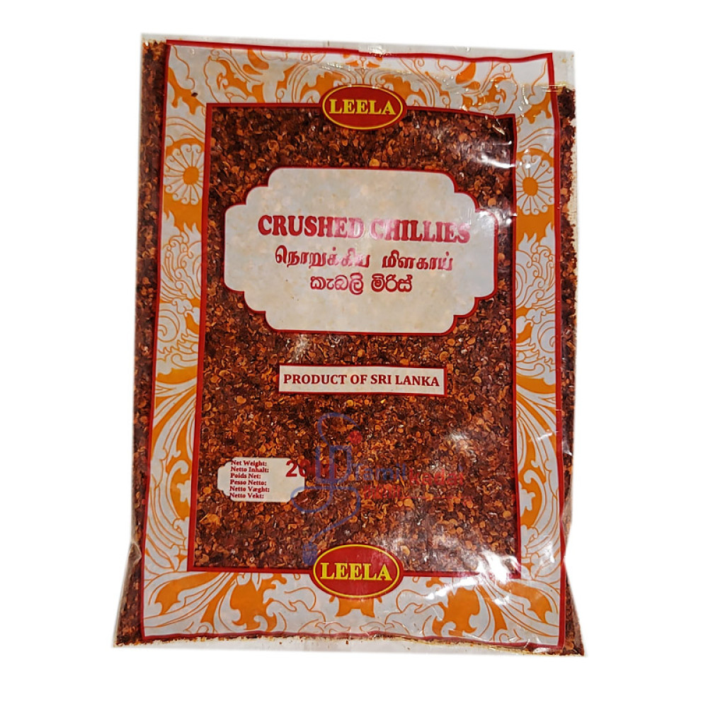 Crushed Chillies-200g-Leela - நொறுக்கிய மிளகாய்   