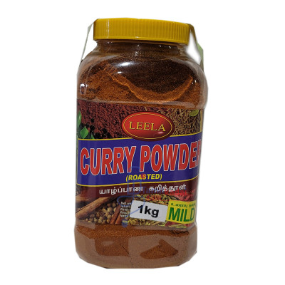 CURRY POWDER-Roasted -Mild-1Kg-Leela - வறுத்த மிளகாய் தூள்   