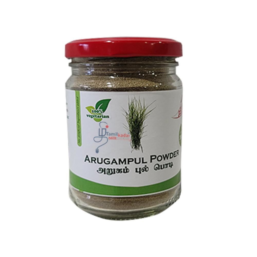 Arugampil Powder-100g - No Kalappadam-அறுகம்புல் பொடி 