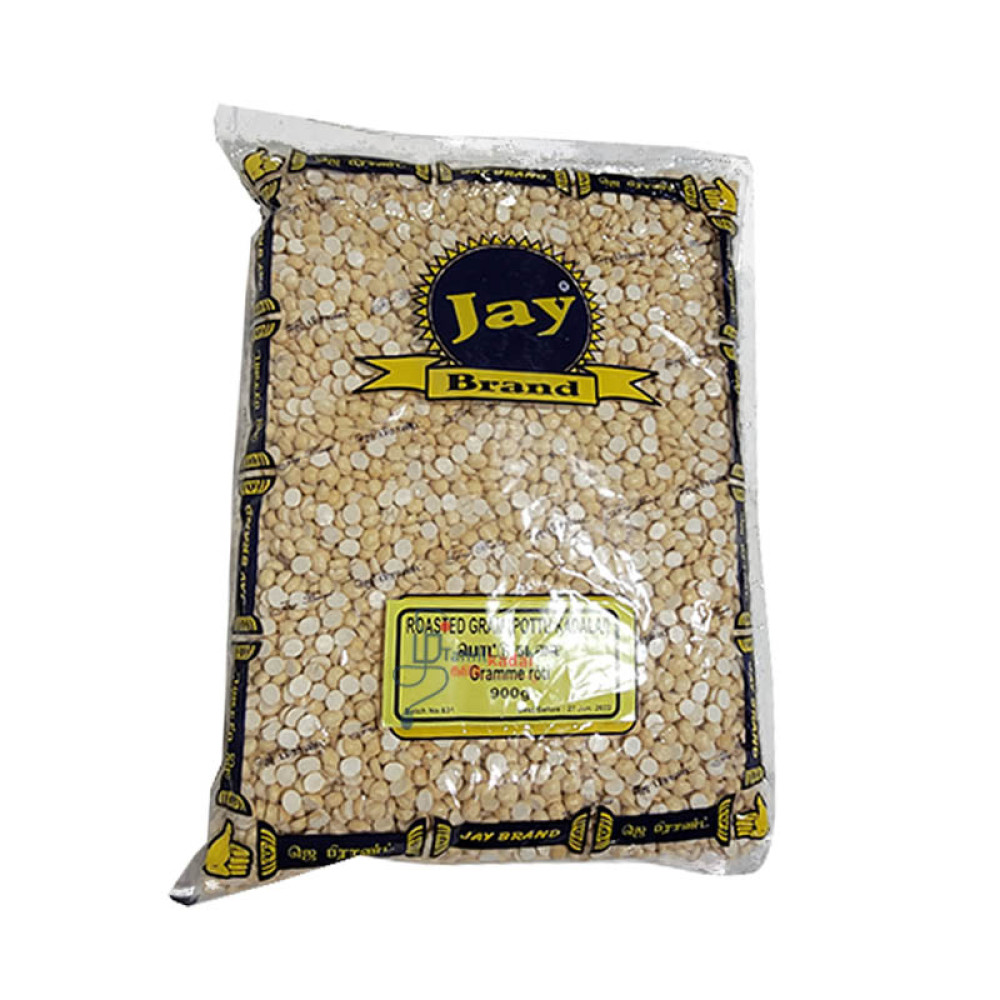Roasted Gram Dhal-900g-Jay Brand - பொட்டு கடலை 