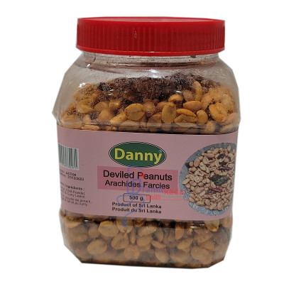 Peanuts Devled-500g-Danny-வறுத்த உறைப்பு கச்சான் 