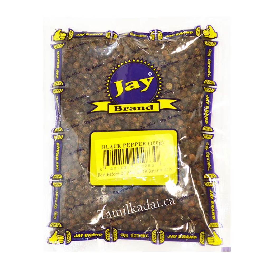 Black Pepper Whole (100 g) - Jey - மிளகு