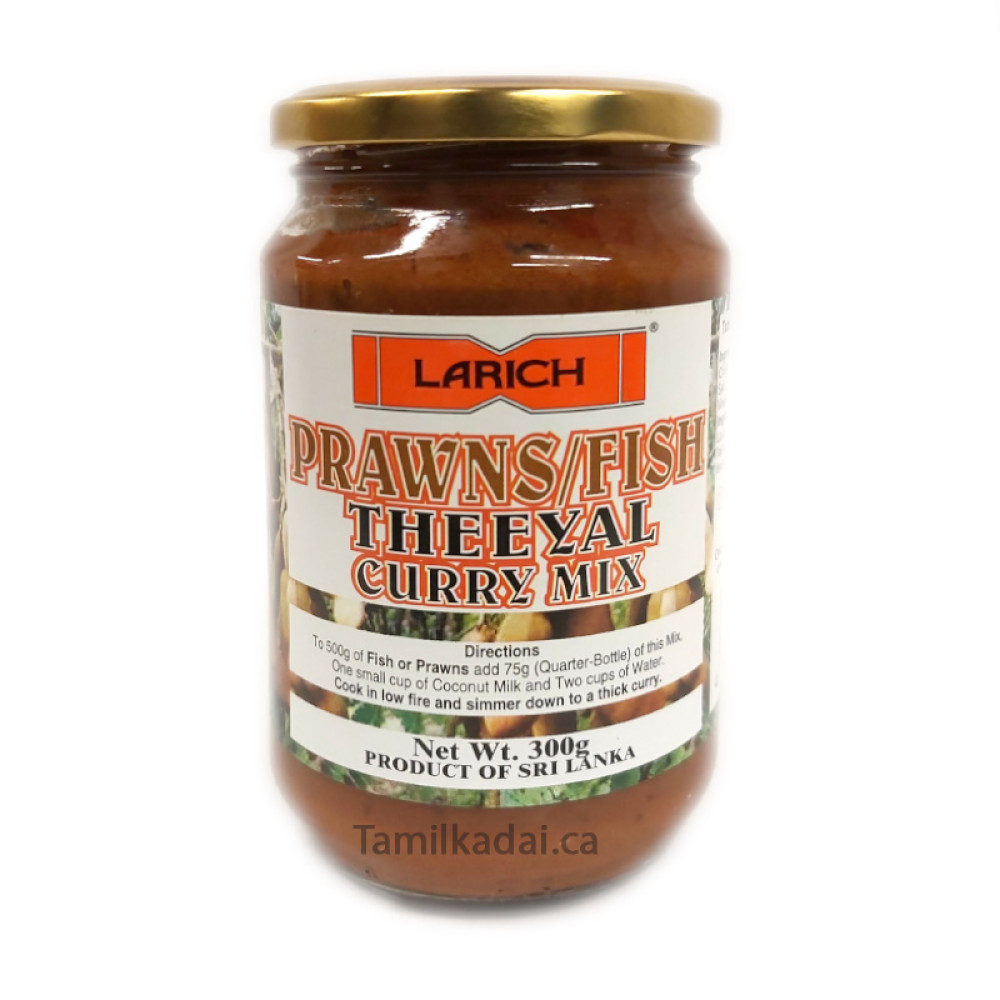 Prawns And Fish Theeyal Curry Mix (300 g) - LARICH BRAND-இறால் மீன் சுவை தீயல் கலவை 