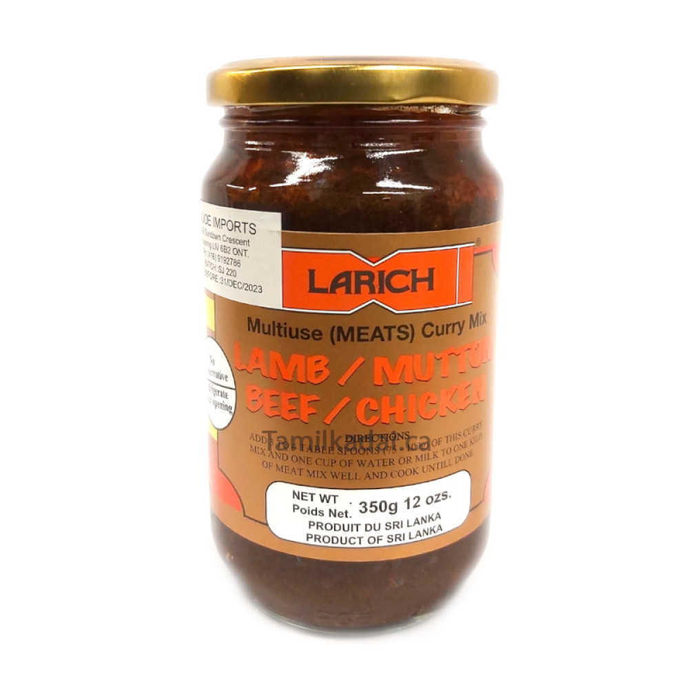 Lamb-Mutton-Beef-Chicken Curry Mix  (350 g) - LARICH BRAND-இறைச்சி கலவை 