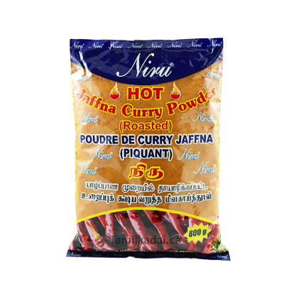 Curry Powder-Roasted - Hot Bag (800 g) - Niru - வறுத்த மிளகாய்தூள்