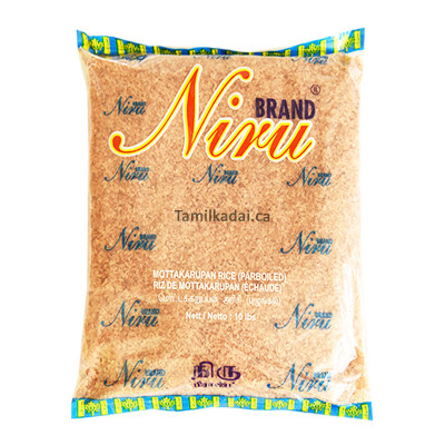 Mottai Karuppan Parboiled Rice (10 Lb) - Niru - மொட்டை கறுப்பன் புழுங்கல் அரிசி