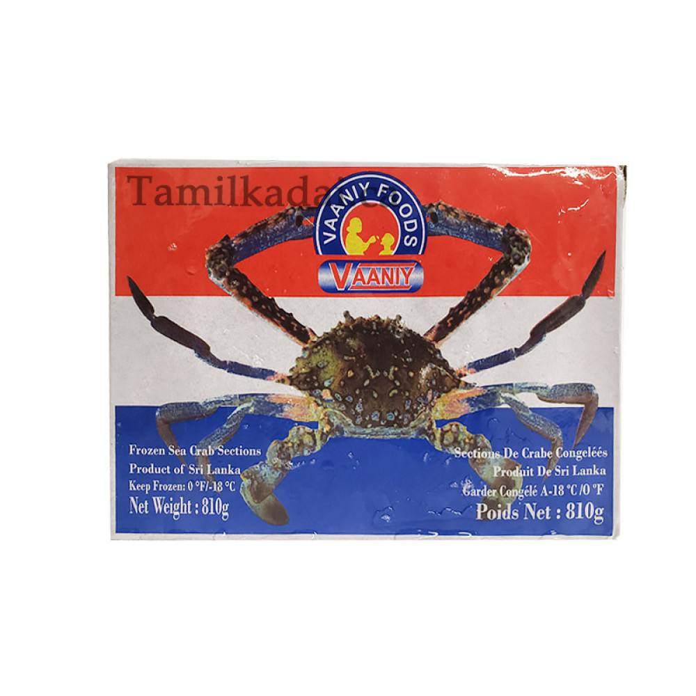 Crab u5  Frozen (810 g) - Vaaniy - நண்டு 