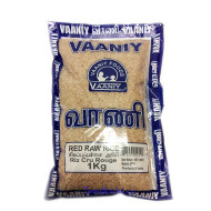 Red Raw Rice (1 kg) - Vaaniy Brand - சிவப்பு பச்சை அரிசி 